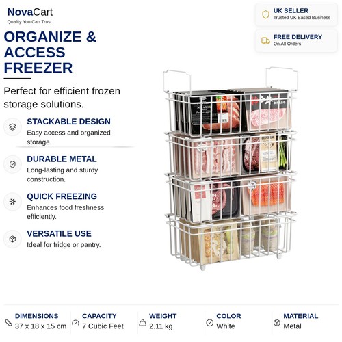 Freezer baskets pack - -, 4