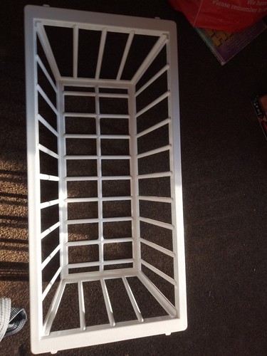 White storage basket for chest - white,