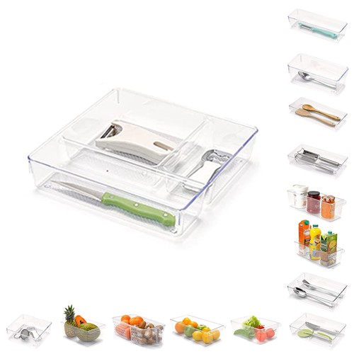 Clear refrigerator basket - basket, for