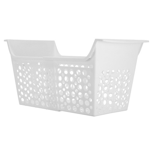 White plastic expandable - white,
